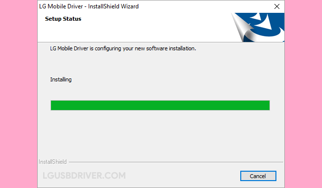 LG Driver Installing