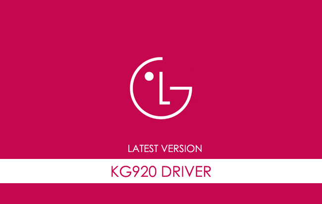 LG KG920 USB Driver