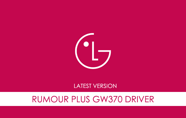 LG Rumour Plus GW370 USB Driver