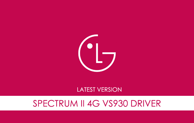 LG Spectrum II 4G VS930 USB Driver