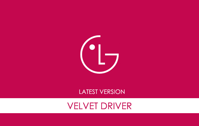 LG Velvet USB Driver